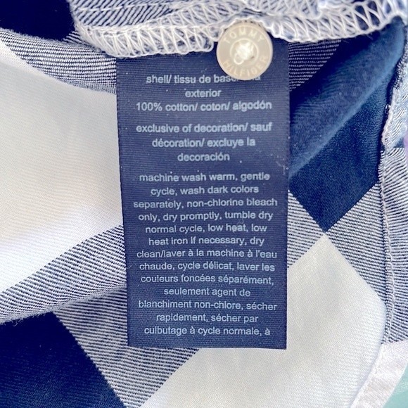 Women’s Tommy Hilfiger Plaid Pull Over Top - Picture 3 of 3